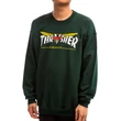 Thrasher X Venture kapucnis pulóver Forest Green