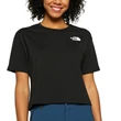 The North Face Simple Dome crop póló TNF Black