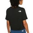 The North Face Simple Dome crop póló TNF Black The North Face Simple Dome crop póló TNF Black