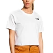 The North Face Simple Dome crop póló TNF White