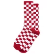 Vans Checkerboard Crew zokni Red White Check