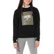 Vans Leopard Box Girls Crew gyerek pulóver Black Vans Leopard Box Girls Crew gyerek pulóver Black