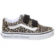Vans Old Skool V gyerek cipő Animal Checkerboard Leopard Black Vans Old Skool V gyerek cipő Animal Checkerboard Leopard Black