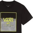 Vans Print Box Boys gyerek póló Black Warp Checkerboard