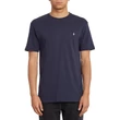 Volcom Stone Blank Bsc Póló Navy White