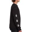 Volcom Deadly Stones pulóver Black Combo Volcom Deadly Stones pulóver Black Combo