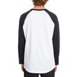 Volcom Pen Basic Raglan Ls Póló White Black Volcom Pen Basic Raglan Ls Póló White Black