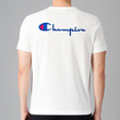 Champion Premium Script Back Logo póló WHT