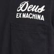 Deus Ibiza Adress Handwrite póló Black Deus Ibiza Adress Handwrite póló Black