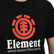 Element Vertical póló Flint Black