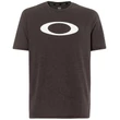 Oakley O Bold Ellipse póló Blackout Light Heather
