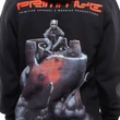 Primitive X Moebius Anxiety Man kapucnis pulóver Black
