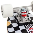 Rad Checkers Retro Roller Cruiser komplett gördeszka Black White Checkerboard 7.9x28.5