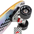 Rad Checkers Retro Roller Cruiser komplett gördeszka Holographic 7.9x28.5