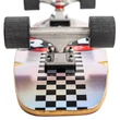 Rad Checkers Retro Roller Cruiser komplett gördeszka Holographic 7.9x28.5 Rad Checkers Retro Roller Cruiser komplett gördeszka Holographic 7.9x28.5
