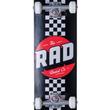 Rad Checker Stripe Progressive komplett gördeszka Black White 8.0x32 Rad Checker Stripe Progressive komplett gördeszka Black White 8.0x32