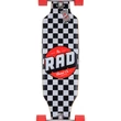 Rad Drop Through Longboard komplett gördeszka Checker Stripe Black White 9.0x36 Rad Drop Through Longboard komplett gördeszka Checker Stripe Black White 9.0x36