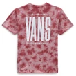 Vans Tall Type póló Pomegranate Tie Dye