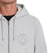 Volcom Extends Zip kapucnis pulóver Heather Grey