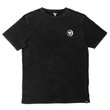 Fallen Dead Moon póló Black Enzymatic Wash White