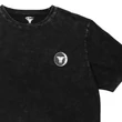 Fallen Dead Moon póló Black Enzymatic Wash White