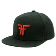 Fallen Trademark Snapback sapka Black Red