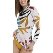 Fundango Joyce ls Rashguard fürdőruha White Plant