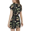 Fundango Palmetta Dress ruha Black/Plant