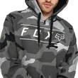 Fox Pinnacle Camo Zip kapucnis pulóver Black Camo