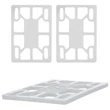 Heroin Skateboards Glow Stacks Riser Pad Glow In The Dark 1/8col