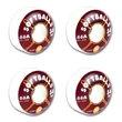 Mob Skateboards Speed Softballs kerék White Red 54mm 88a 4db