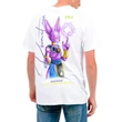 Primitive X Dragon Ball Beerus Orb póló White