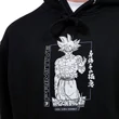 Primitive X Dragon Ball Goku Ultra Instinct kapucnis pulóver Black Primitive X Dragon Ball Goku Ultra Instinct kapucnis pulóver Black