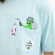 Ripndip Gone Fishing Pocket póló Baby Blue Ripndip Gone Fishing Pocket póló Baby Blue