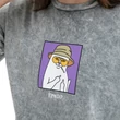 Ripndip Nermal S Thompson póló Charcoal Mineral Wash