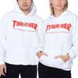Thrasher Skate Mag kapucnis pulóver White Red Thrasher Skate Mag kapucnis pulóver White Red