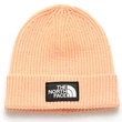 The North Face Logo Box Cuff Regular téli sapka Apricot Ice