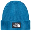 The North Face Logo Box Cuff Short téli sapka Banff Blue
