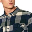 Vans Box Flannel ing True Blue Oatmeal Vans Box Flannel ing True Blue Oatmeal