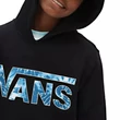 Vans Classic Boys gyerek kapucnis pulóver Black Aquatic Tie Dye