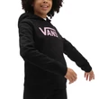 Vans Flying V Girls gyerek kapucnis pulóver Black Begonia Pink Vans Flying V Girls gyerek kapucnis pulóver Black Begonia Pink
