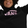 Vans Flying V Girls gyerek kapucnis pulóver Black Begonia Pink