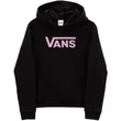 Vans Flying V Girls gyerek kapucnis pulóver Black Begonia Pink