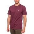 Vans Left Chest Logo póló Burgundy Vans Left Chest Logo póló Burgundy