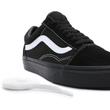 Vans Old Skool cipő Suede Canvas Black Black True White Vans Old Skool cipő Suede Canvas Black Black True White