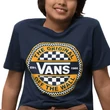 Vans Seasonal Circle Boys gyerek póló Dress Blues