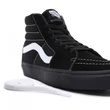 Vans Sk8-Hi cipő Suede Canvas Black Black True White