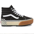Vans Sk8-Hi Stacked cipő Black Checkerboard Vans Sk8-Hi Stacked cipő Black Checkerboard