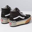 Vans Sk8-Hi Stacked cipő Black Checkerboard Vans Sk8-Hi Stacked cipő Black Checkerboard