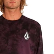 Volcom Iconic Stone Dye ls póló Mulberry